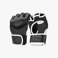 Black & White MMA Gloves