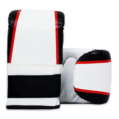 White & Black Bag Mitts Gloves