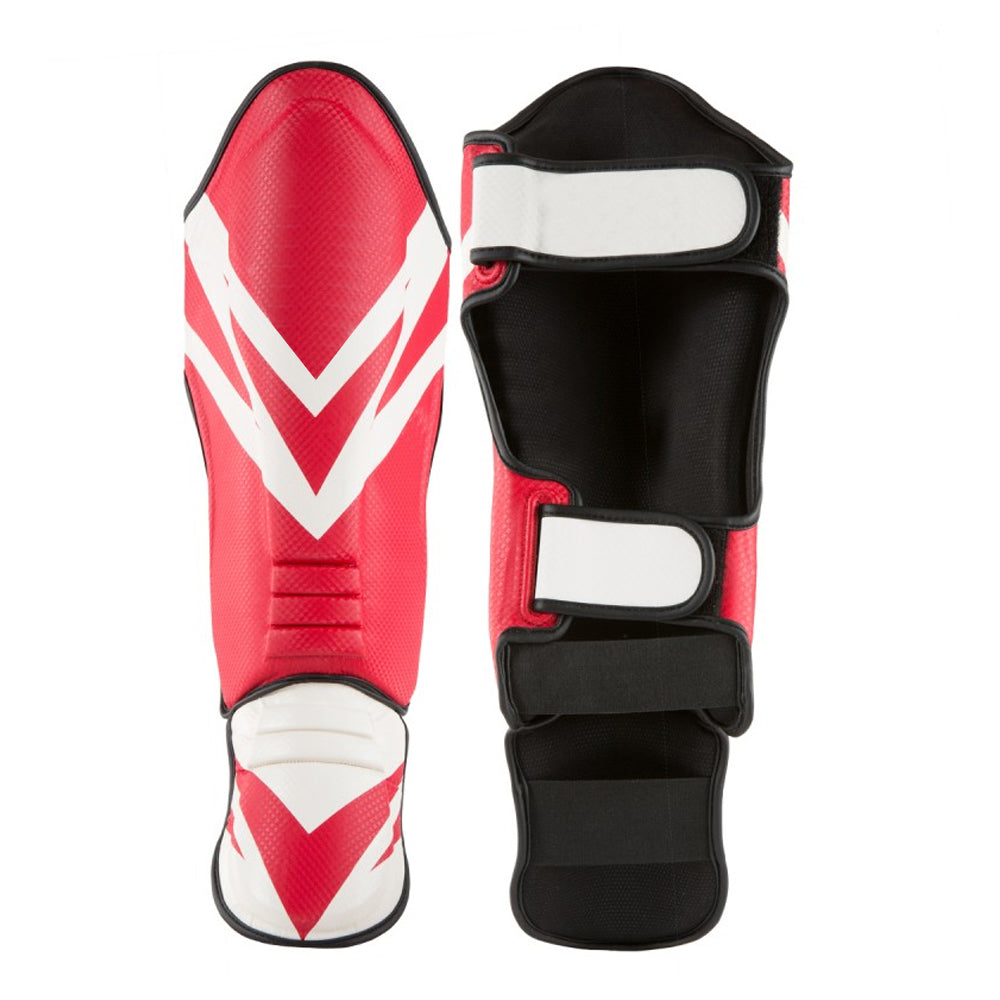Red & Black Style Shin Pad