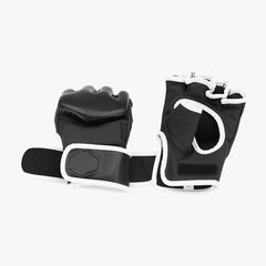 Black & White MMA Gloves