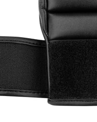 Black Leather MMA Gloves