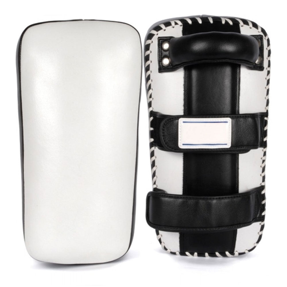 White & Black Thai Kick Pads