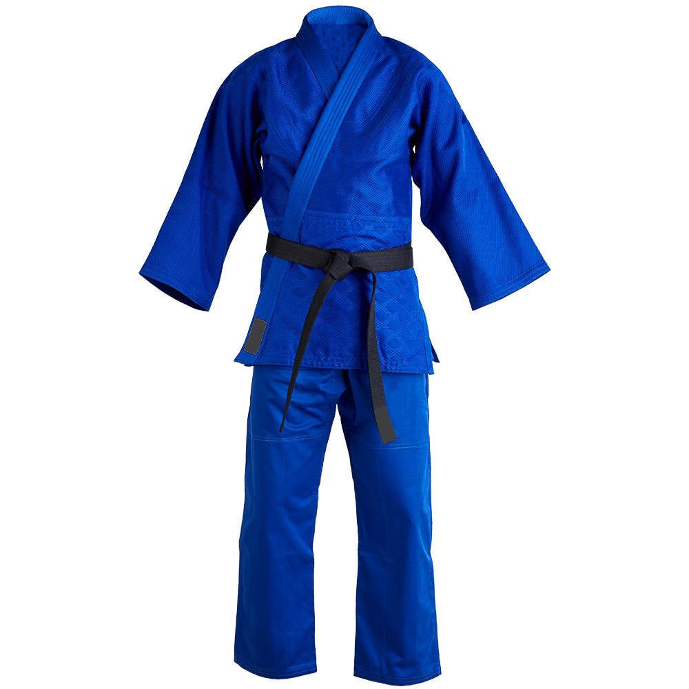 Royal Blue and Black Belt Judo Uniform