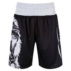 Black & White Boxing Shorts
