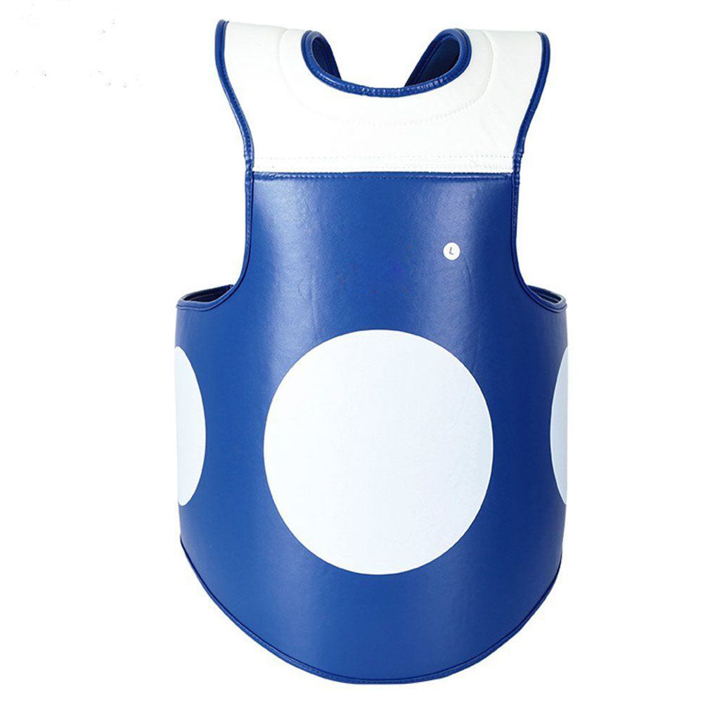 Royal Blue & White Chest Guard