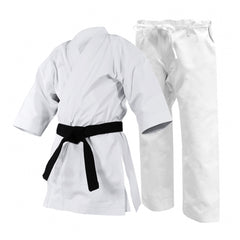 Belt Black and White Karate Uniform
