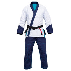 Navy and White Jiu Jitsu Uniform