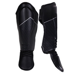 Black & White Line Shin Pad