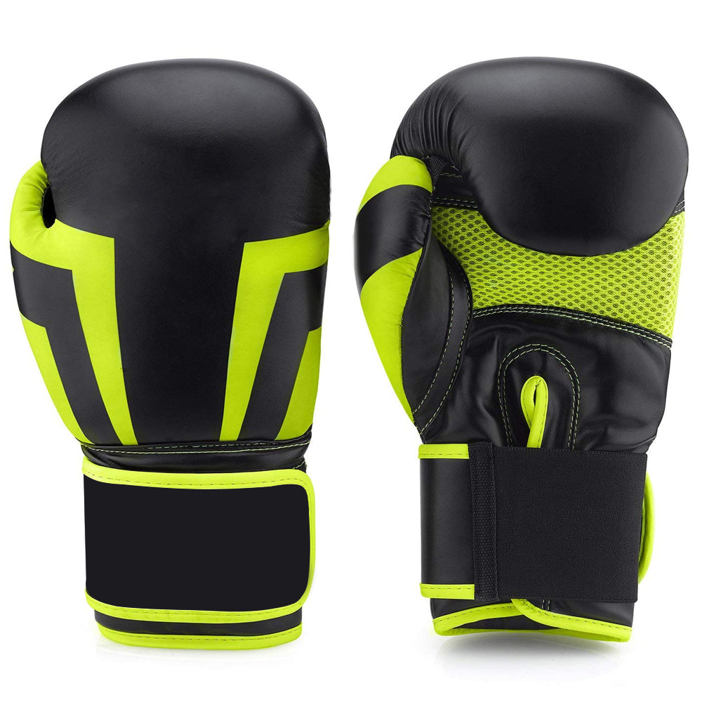 Black & Green Boxing Gloves
