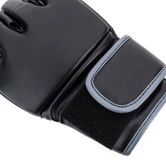 Black Color Artificial Leather MMA Gloves