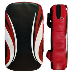 Black Red & White Thai Kick Pads