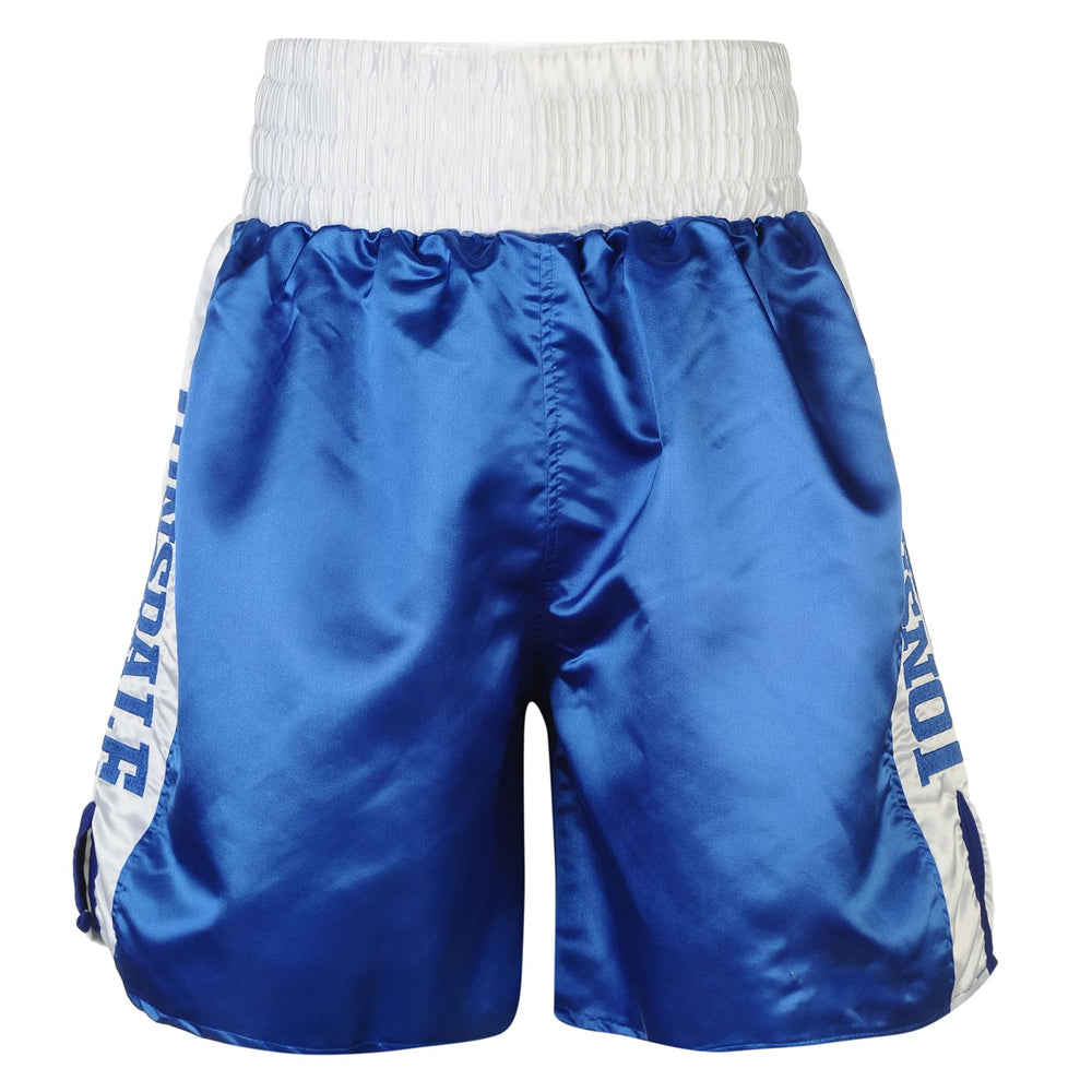 Blue and White Color Boxing Shorts
