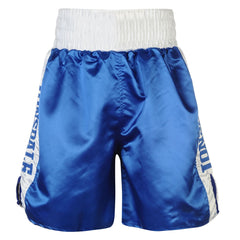 Blue and White Color Boxing Shorts