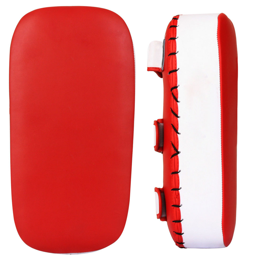 White & Red Thai Kick Pads