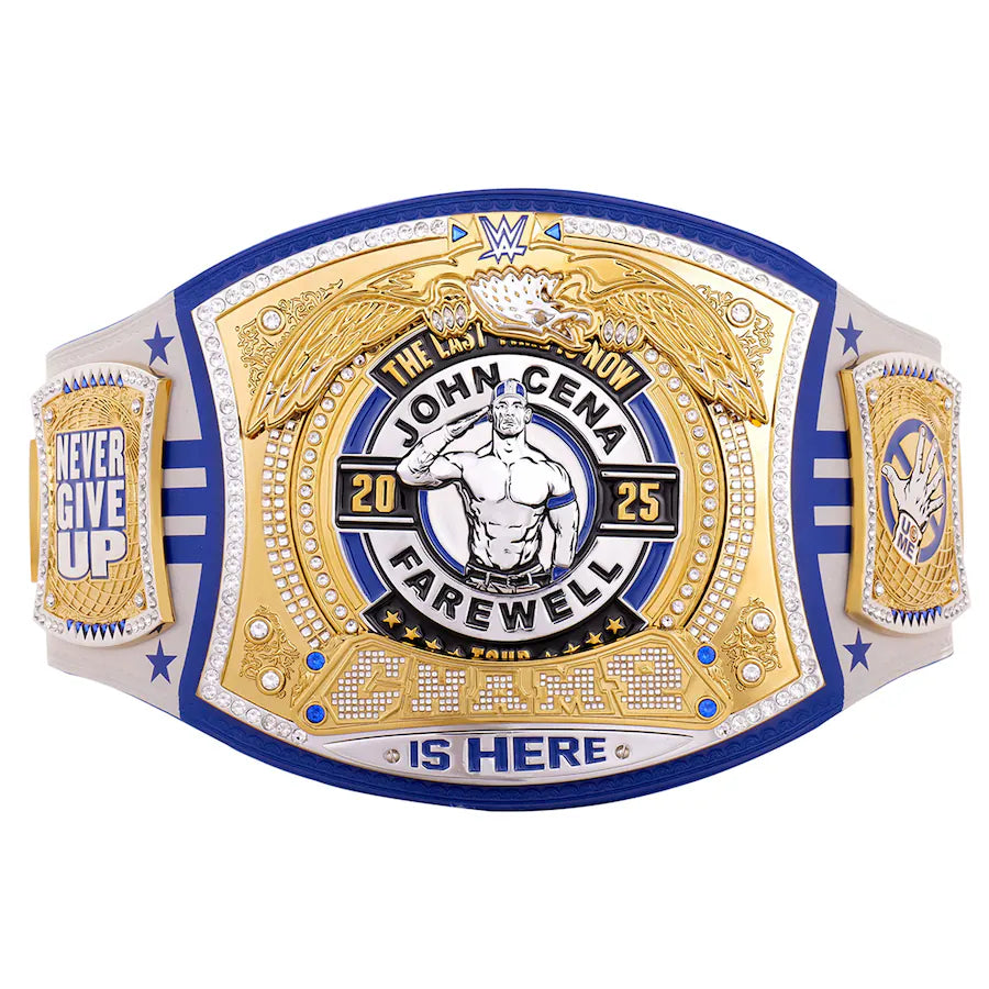 John Cena WWE Autographed 2025 Replica Title Belt